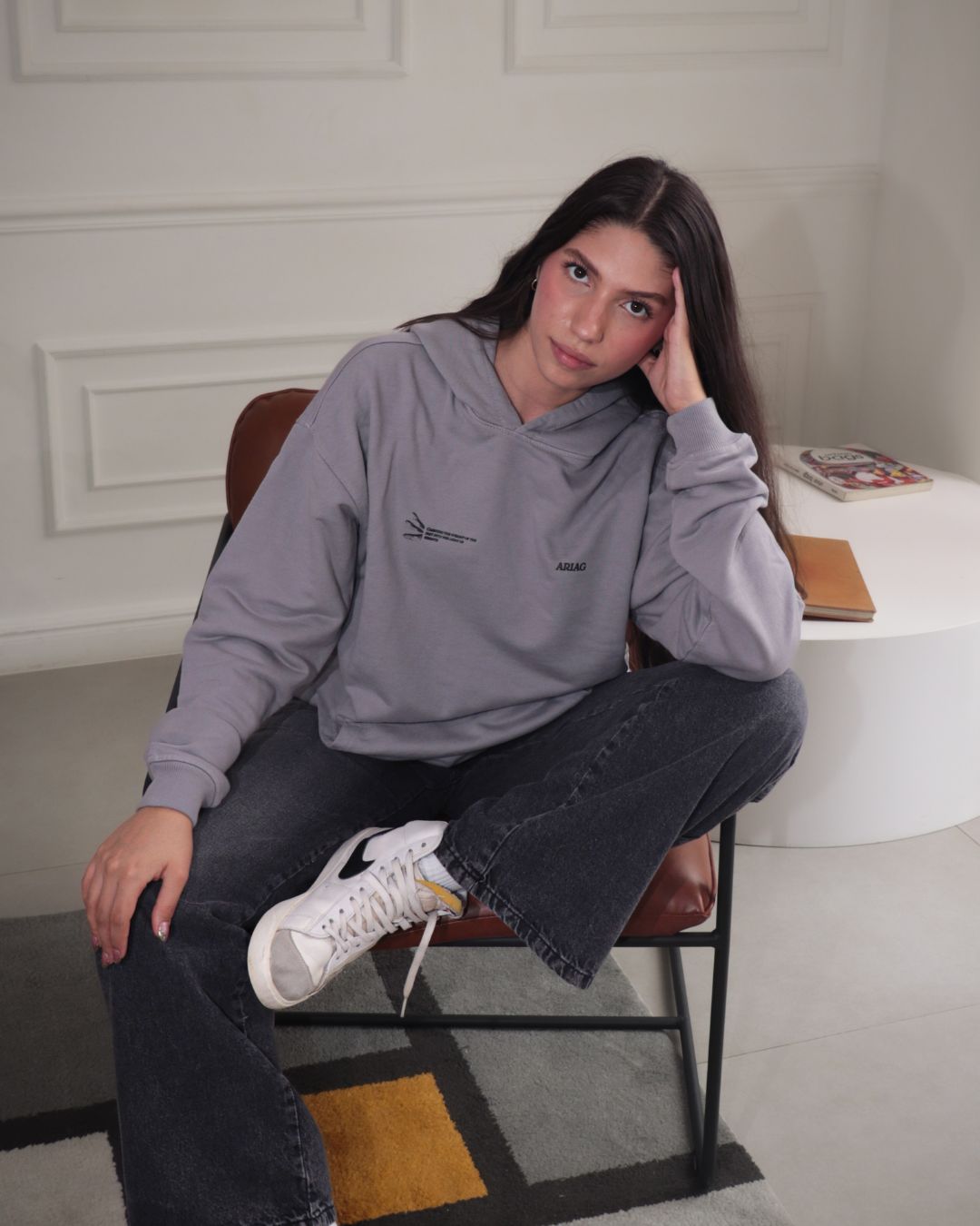 HOODIE ALAS GRIS