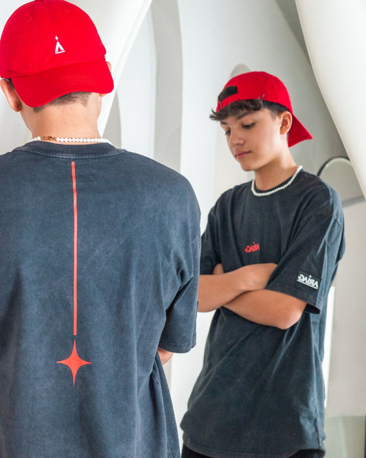 WASHED OVERSIZED NEGRA