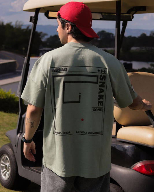 OVERSIZED SNAKE VERDE