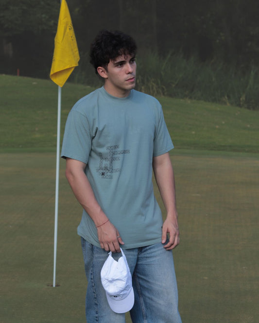 OVERSIZED CRUCIGRAMA VERDE