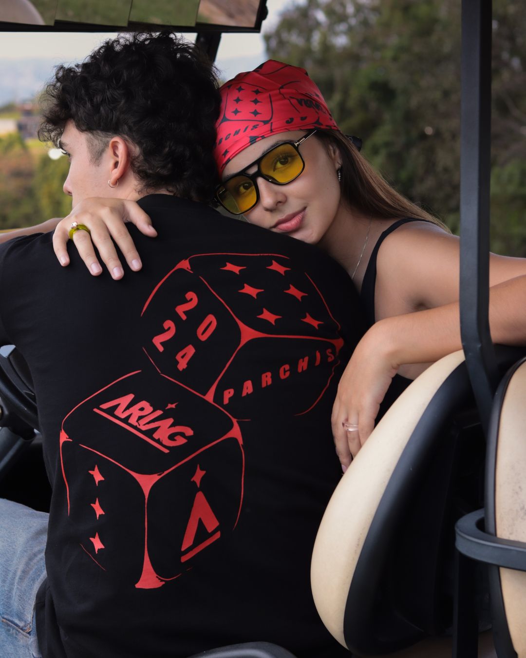 OVERSIZED DADOS ROJOS