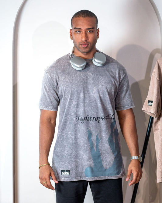 WASHED OVERSIZED GRIS