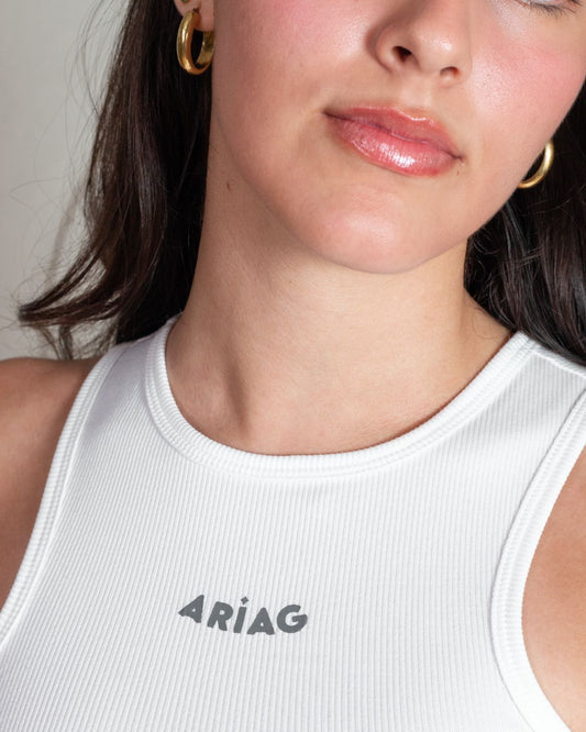 TANK TOP RIB BLANCO