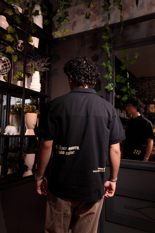 POLO NEGRO SLOW NIGHTS