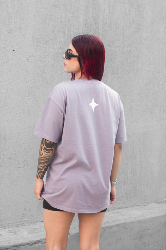 Camiseta Oversize morada
