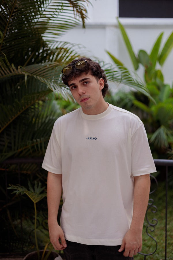 CAMISETA DESTELLO NATURAL - OVERSIZED CRUDO