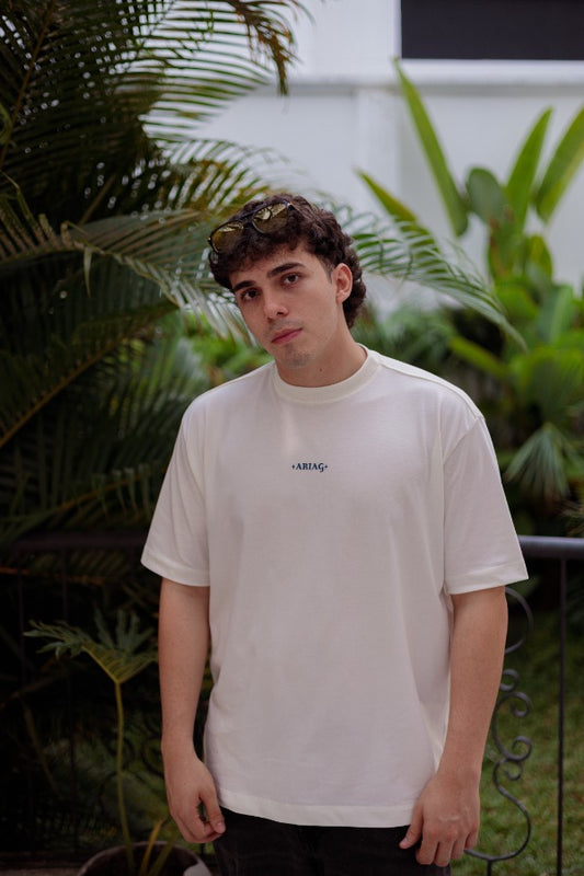 CAMISETA DESTELLO NATURAL - OVERSIZED CRUDO
