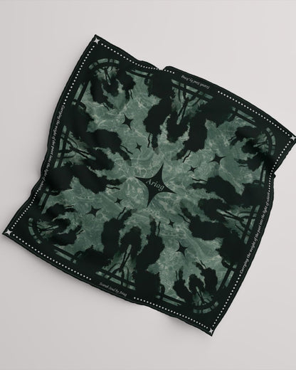 PAÑOLETA VERDE MANCHAS