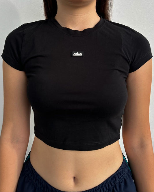 Crop top negro
