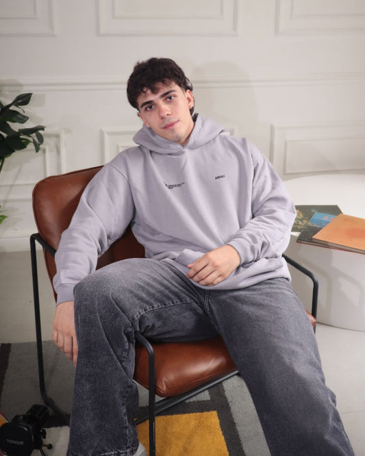 HOODIE ALAS GRIS