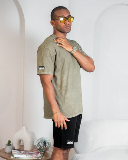 WASHED OVERSIZED VERDE