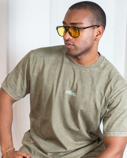 WASHED OVERSIZED VERDE