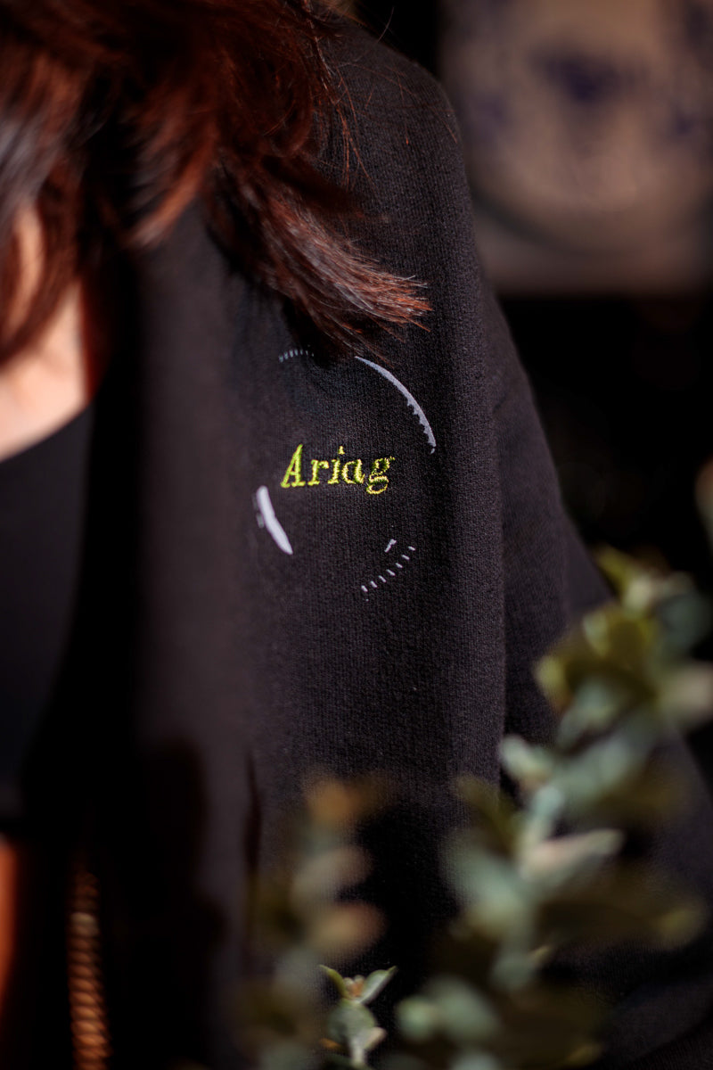 HOODIE NEGRO BOXY