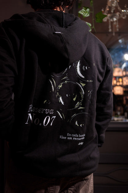 HOODIE NEGRO LARGO