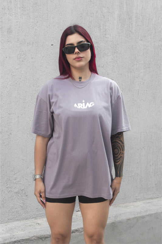Camiseta Oversize morada