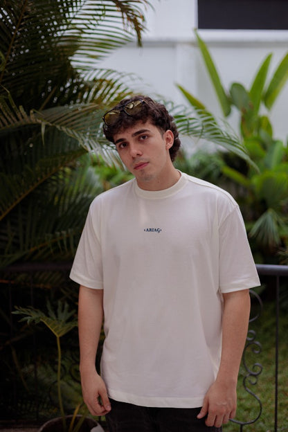 CAMISETA DESTELLO NATURAL - OVERSIZED CRUDO