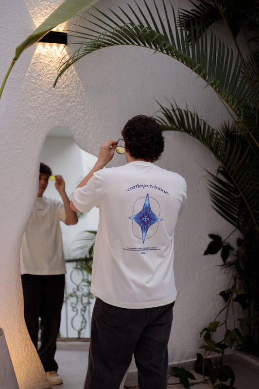 CAMISETA DESTELLO NATURAL - OVERSIZED CRUDO